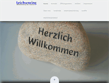 Tablet Screenshot of leichsenring-stein.de